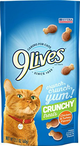 Snacks Para Gatos 9lives, Pollo Y Pavo, 2.1 Oz (pack De 