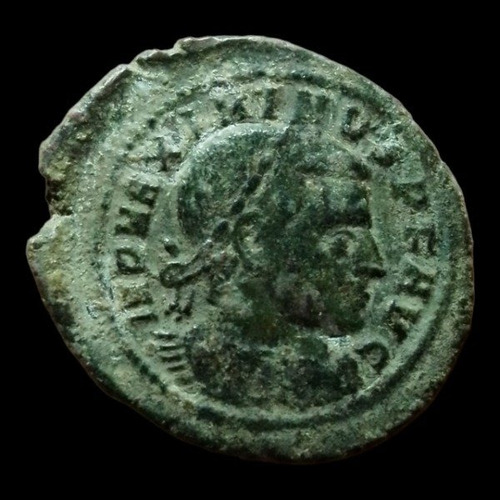 Moneda Imperio Romano Follis De Maximino Daya - Ceca Ostia