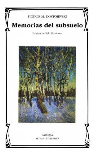 Libro - Memorias Del Subsuelo 