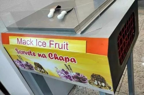 Maquina De Sorvete Na Chapa Fria
