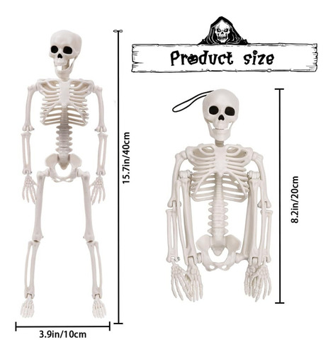 Decoraciones De Esqueletos De Halloween, Esqueleto De Plásti