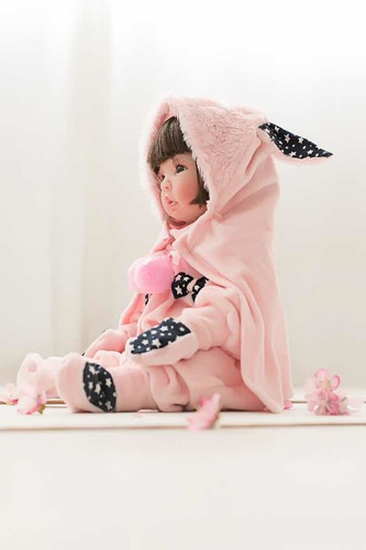 Imagem 4 de 10 de Bebê Reborn 53cm Realista Verdade Barato - 16 Itens