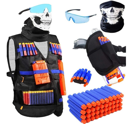 Kit De Chaleco Táctico Para Pistolas Nerf, Para Niños