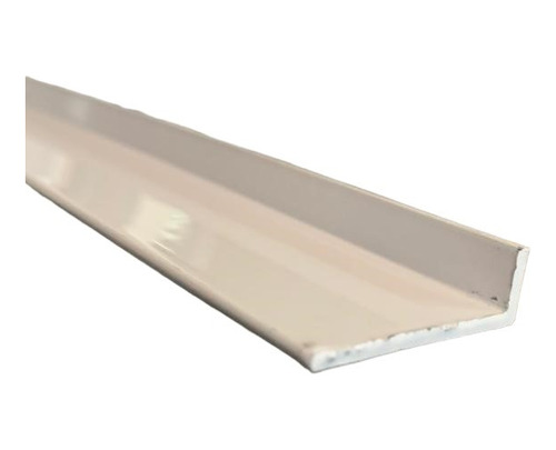 Perfil De Aluminio L 30x10mm Blanco - Largo X 6 Metros