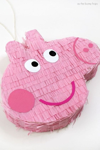 Piñata Cumpleaños Tematica Carita De Pepa Pig