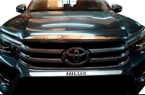 Deflector Capot Cromado Toyota Hilux 2016 2017 2018 2019