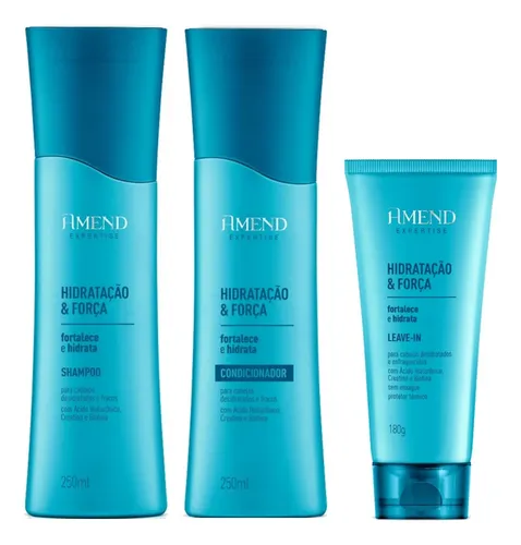 comprar Amend Expertise Hidratação E Força Shampoo E Cond E Leave-in