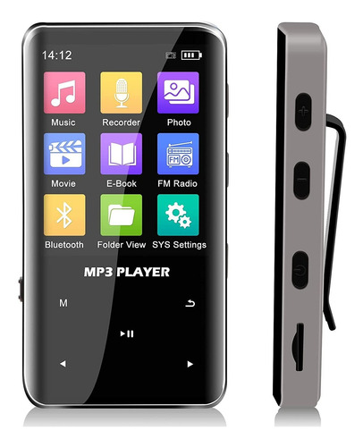 Reproductor Mp3 Dgtenk Mini, Bluetooth 5.0, Pantalla De 2.4 