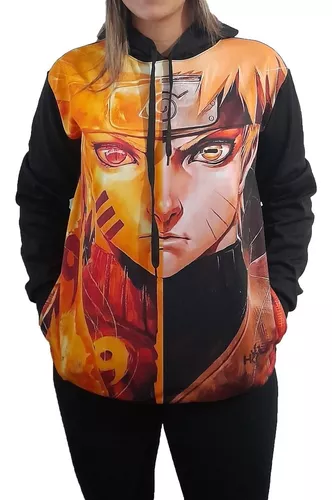 Blusa De Frio Moletom Kurama Naruto Anime Mangá Desenho 01