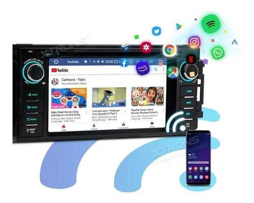 Imagen 2 de 5 de Estereo Android 4g+64g Jeep Chrysler Dodge Ram Patriot Gps H