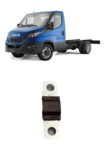 Fusível Industrial Iveco 42579572 70va 1mm De Comprimento