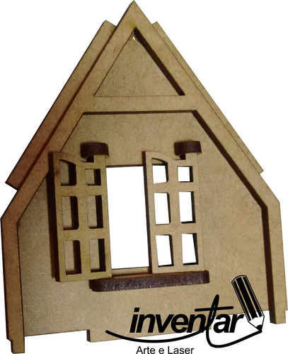 Imagem 2 de 10 de Casa Celeiro Fazenda Em Mdf 3 Mm Sem Pintura.