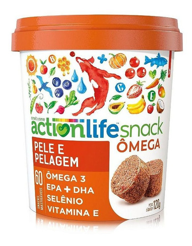 Actionlife Omega Suplemento Snack Para Weimaraner Pele Spin