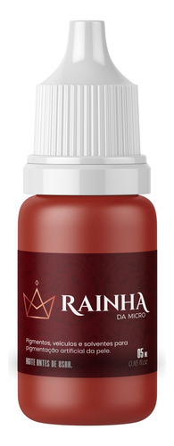 Pigmento Rainha 5ml Micropigmentação - Sobrancelhas E Lábios Cor Vermelho Majestade - Lábios