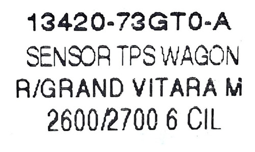 Sensor Tps Gran Vitara Xl5 Xl7 6 Cilindro
