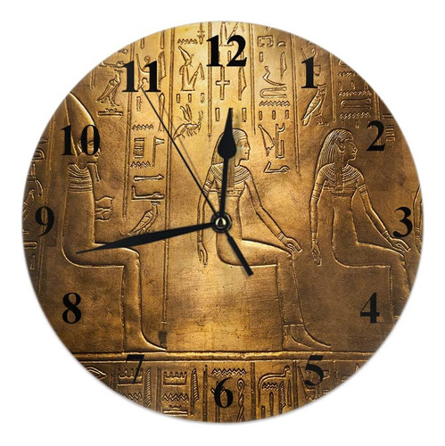 Ekobla Reloj De Jeroglíficos Egipcios, Símbolo De Arte Dorad