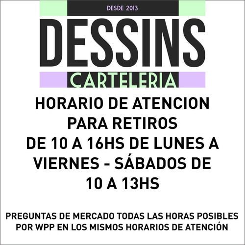 Cartel Personalizado 22x28 A Todo Color