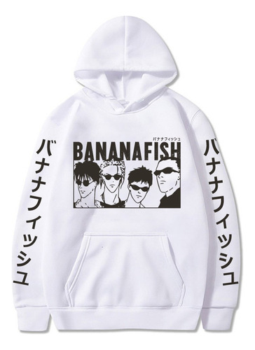 Sudadera Con Capucha Anime Banana Fish, Tops Acogedores, Sud