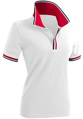 Camisas Sport Básico De Manga Corta Del Polo De Pk Clovery L