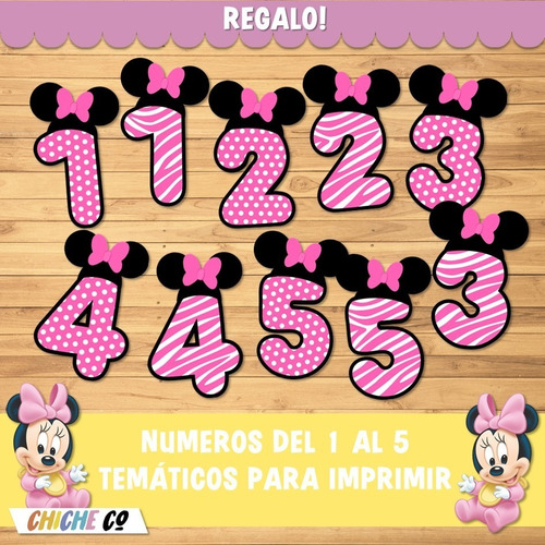 Kit Candy Bar Minnie Bebe Personalizado Imprimible Disney Chichekoaladiseno Kit Candy Bar Minnie Bebe Personalizado Imprimible Disney Chichekoaladiseno