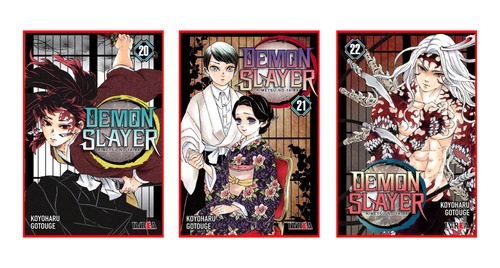 Combo Demon Slayer - Kimetsu No Yaiba 20 A 22 - Manga -ivrea