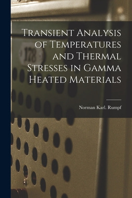 Libro Transient Analysis Of Temperatures And Thermal Stre...