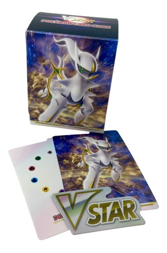 Pokemon Card Game Deck Case Arceus (with Vstar Marker)
