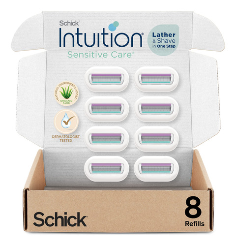 Schick Intuition - Recambio De Cuchillas De Afeitar Para Muj