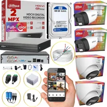 Comprar Cámaras De Seguridad Dahua Dvr 4ch + 4cám 1080p + Accesorios