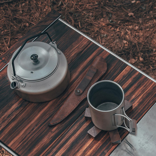 Posavasos De Madera Para Taza De Té, Almohadillas L