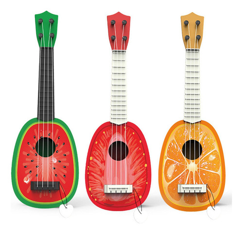 Toy De Ukelele Guitarra Color Al Azar Para Mejorar El