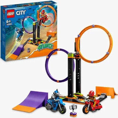 Lego City 60360 Acrobacias Com Aneis Giratorios 117 Pcs