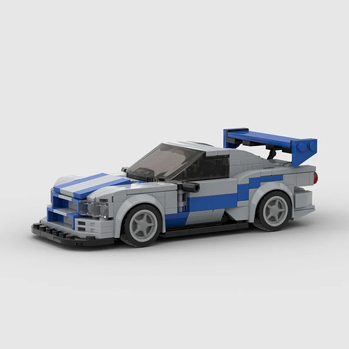 Lego Carro Skyline R34 Velozes E Furiosos 332 Peças Montar