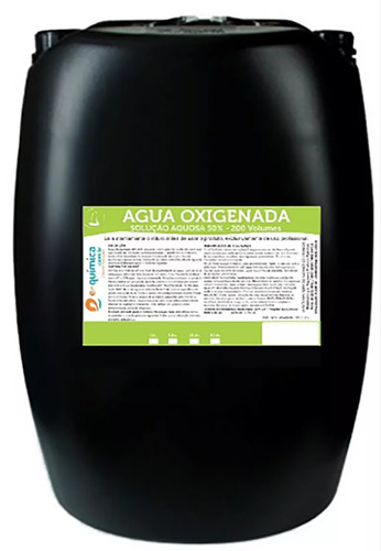 Água Oxigenada 200 Volumes 50 Litros / 60 Kilos
