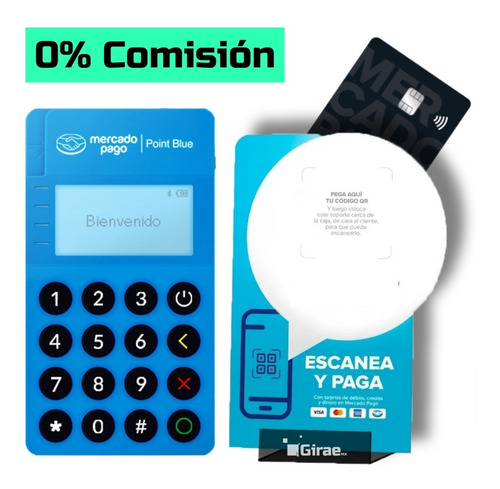 Point Blue Lector De Tarjetas Mercado Pago Bluetooth