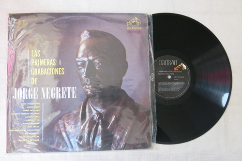 Vinyl Vinilo Lp Acetato Jorge Negrete Las Primeras Grabacion