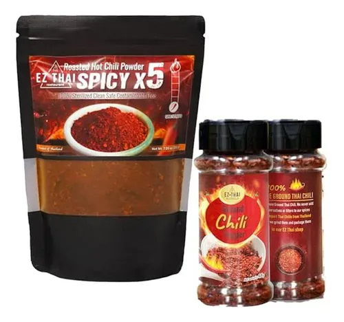 Set De Especias Thai Ez Con Chile 5x 7oz Para Cocina Picante