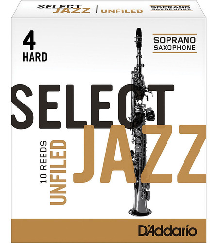 Cañas Daddario Jazz Select Saxo Soprano Nº 4h Rrs10ssx4h X10