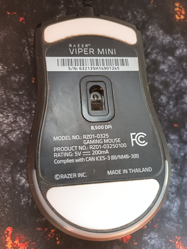 Mouse Gamer Razer Viper Mini Negro Negro (Usado)