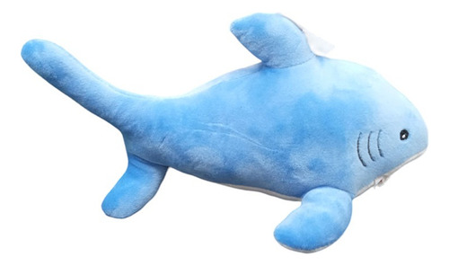 Pelucia De Tubarão Azul Fofinho Pronto