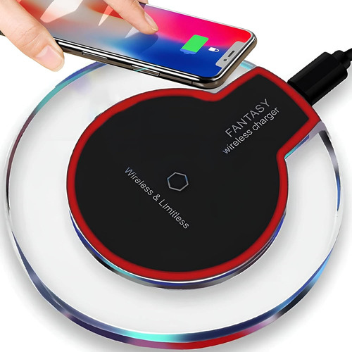 Cargador Inalámbrico Carga Rápida Para Samsung Xiaomi iPhone