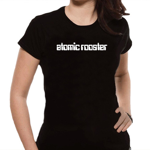 Camiseta Feminina Atomic Rooster - 100% Algodão