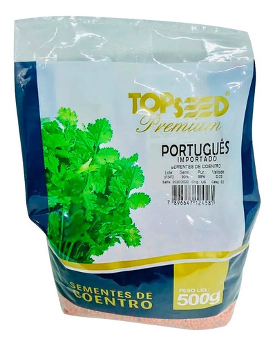 Imagem 1 de 4 de Coentro Português Topseed 500gr