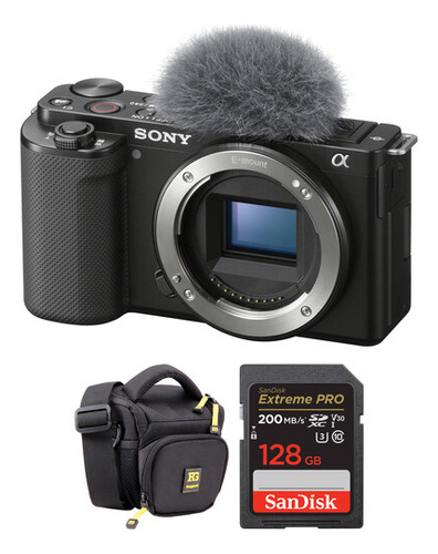 Cámara Sin Espejo Sony Zv-e10 Y Kit De Accesorios (negro)