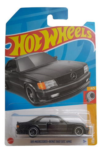 Hot Wheels Mercedes-benz 560 Sec Amg 1989 #150 Negro