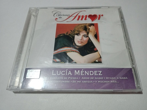 Lucía Méndez Canciones De Amor Cd Nacional