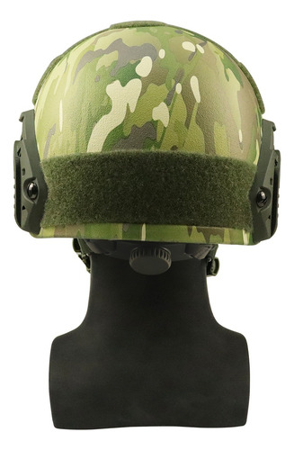Casco Uhmwpe Militar Balístico Fast Nivel Iii-a Multicam S