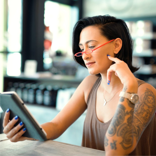Óculos De Leitura Slimviews Fireball +1,75 De Ampliação