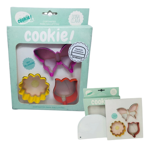 Set De Cortantes Para Galletitas Mi Jardin Doña Clara