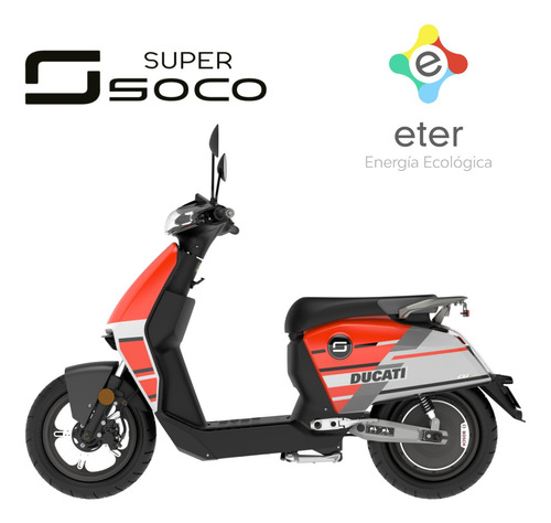 Moto Eléctrica Super Soco Cux Estilo Vespa Pilar Motor Bosch